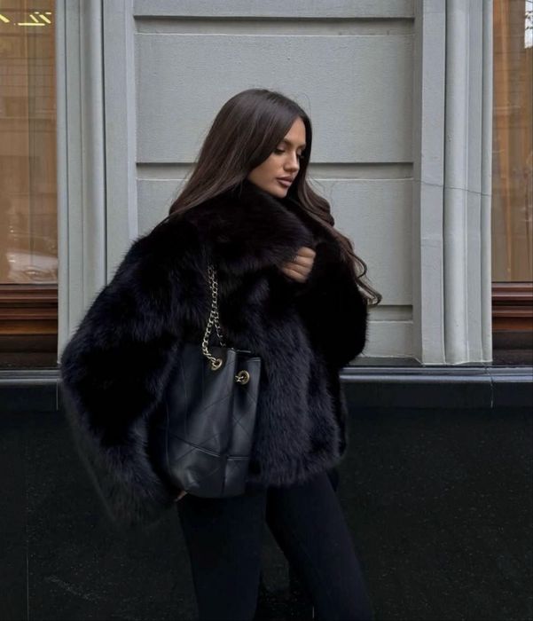 Zara екошубка М