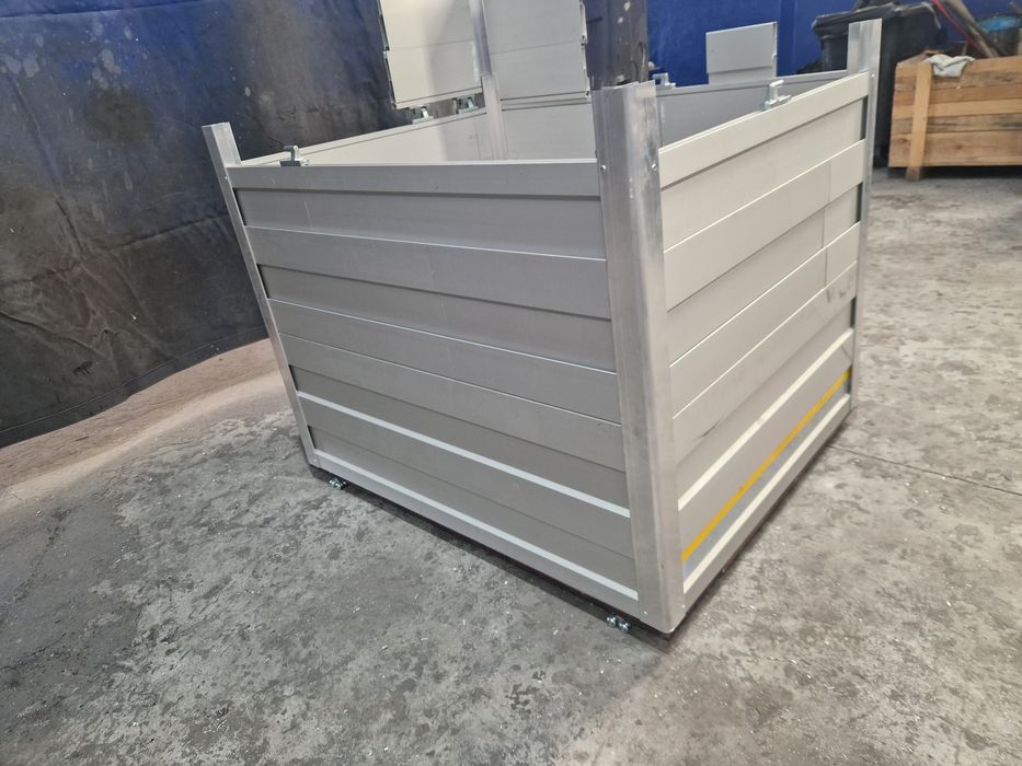 Caixa Contentor cestos alumínio arrumação