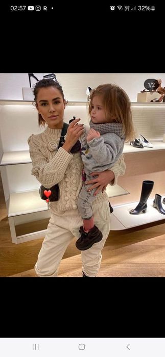 Zara nowy sweter Siwiec