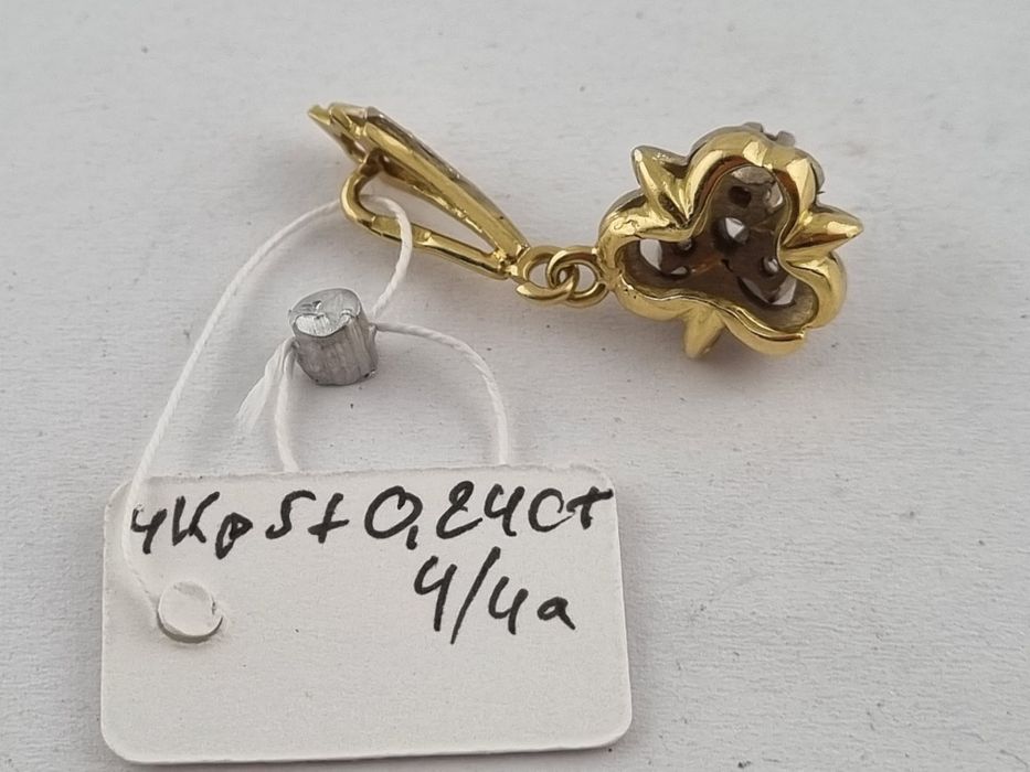 Кулон подвеска с бриллиантами ссср