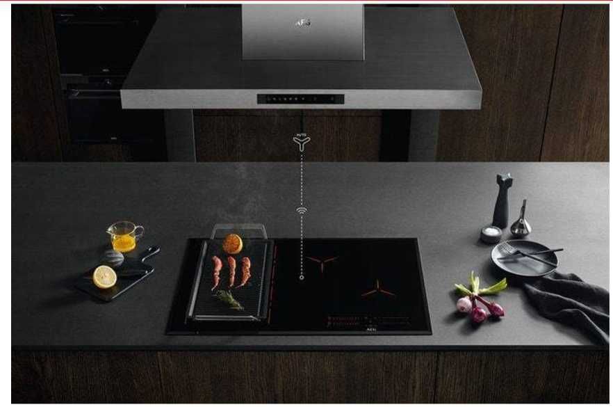 Placa de Indução AEG NIR86T00FB (Elétrica - 80 cm - Preto)