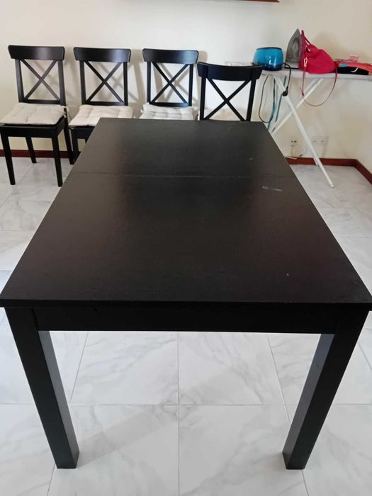 Mesa Sala Jantar Extensivel sem Cadeiras