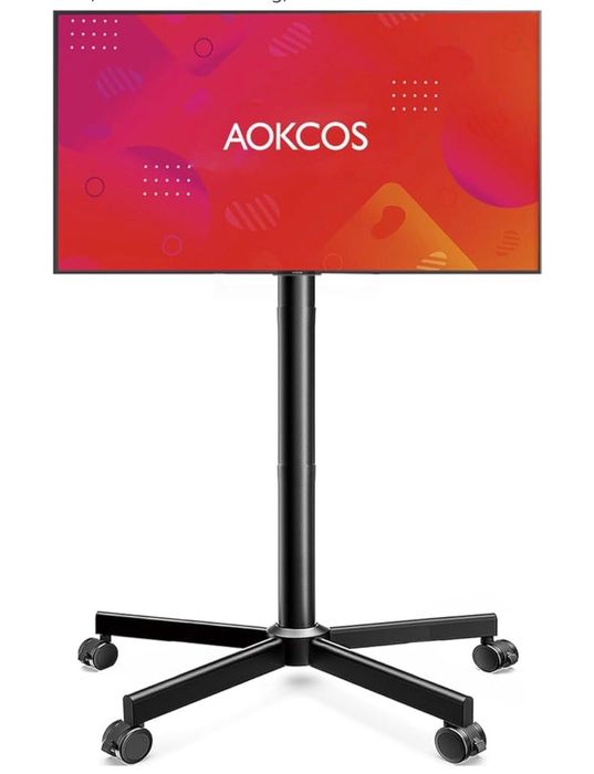 AOKCOS stojak TV na rolkach