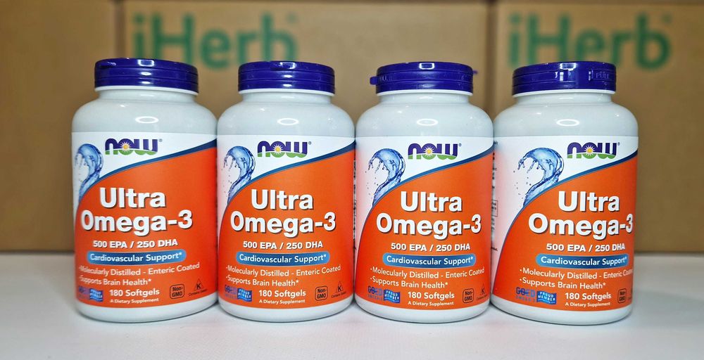 NOW Foods, Ultra Omega-3, 750мг ЕПК/ДГК . Ультра омега, 90 и 180 шт