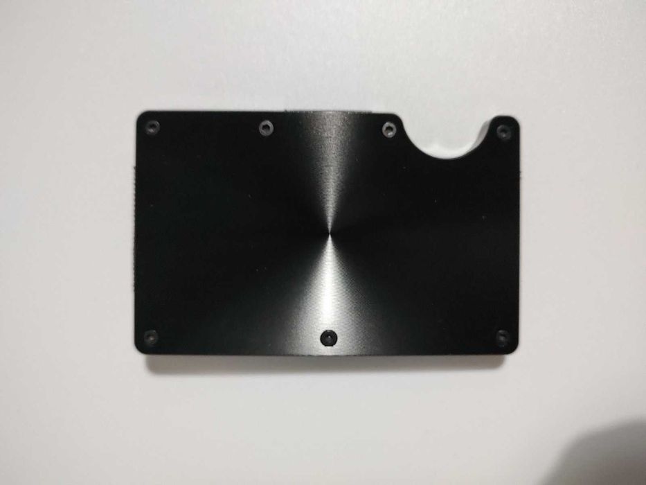 Portfel na karty dla mężczyzn z karbonu, ochrona RFID NFC