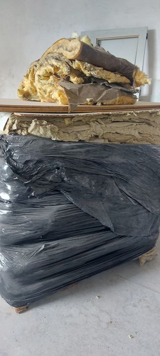 Lã de rocha, palete de isolamento