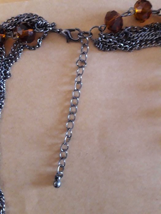 Glamoroso e sofisticado colar NIQUEA.D + par de brincos do conjunto