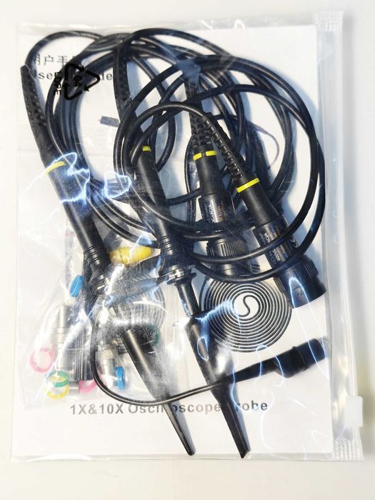 Щуп зонд P2200 200МГц для осциллографа с делителем 1x:10x, 600В