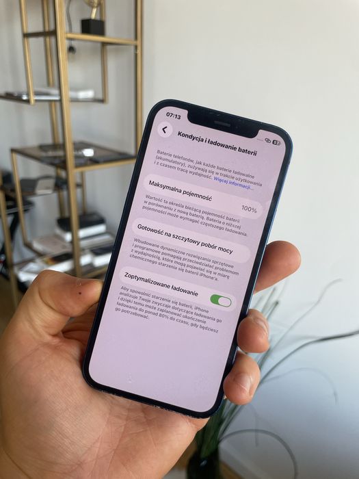 iPhone 12 - 128gb - granatowy - 100% kondycji baterii - stan dobry