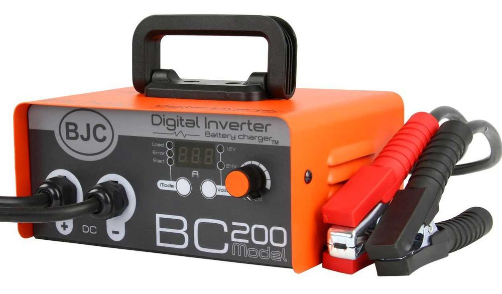 Prostownik INWERTEROWY z Rozruchem BC-200 BJC 200A 12/24V