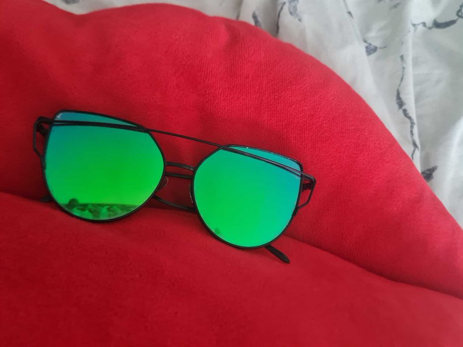 Okulary przeciwsłoneczne lustrzanki glam