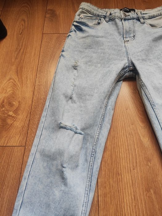 Jeansy męskie carrot fit