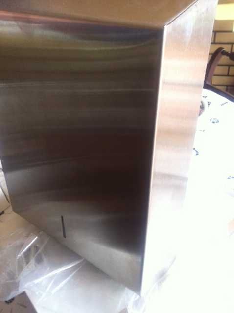 Porta papeis inox - Novo