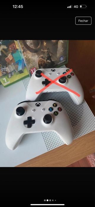 xbox one com comando e 5 jogos