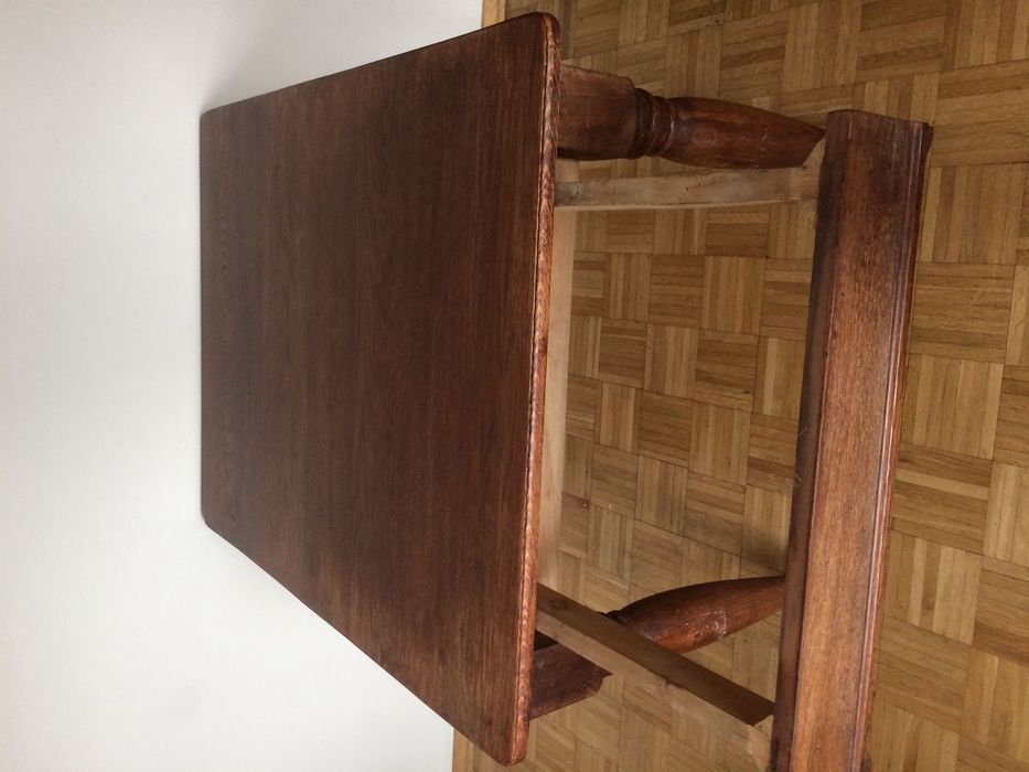 Stół dębowy drewniany antyk rozkładany duży