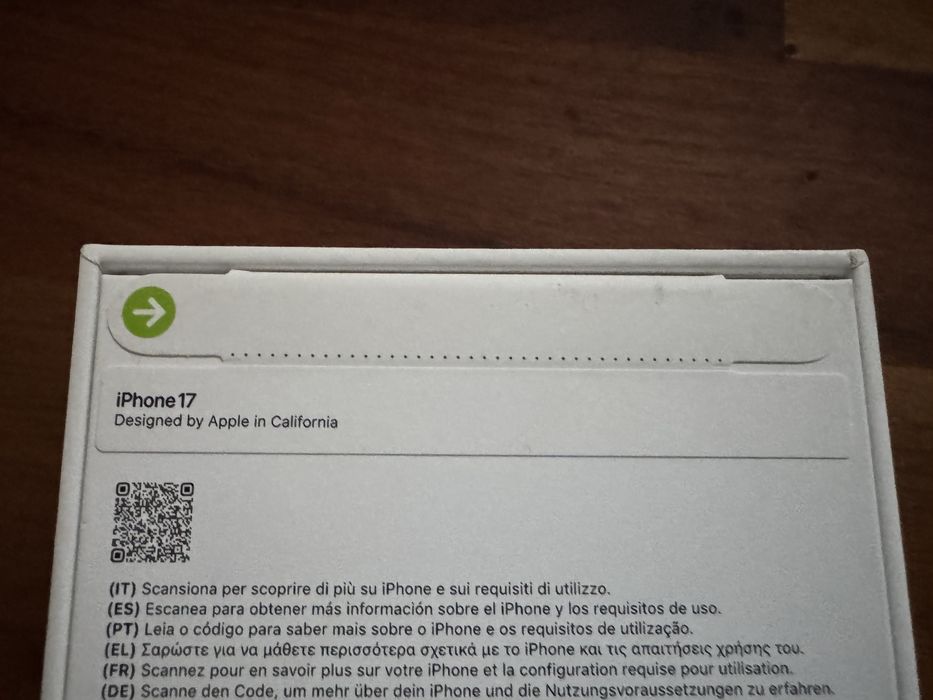 Iphone 17 Novo na caixa