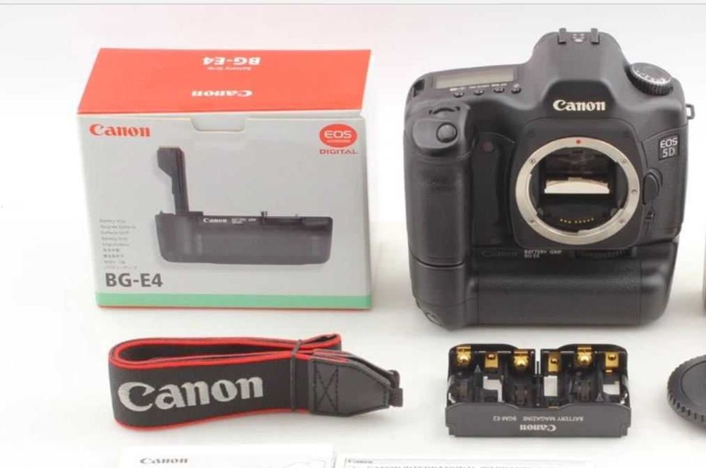 Canon 5D Mark I Classic  c/ Grip e Canon EF 35-80mm USM - Tudo C/ Novo