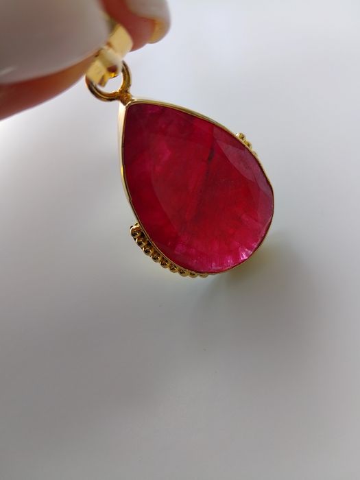 Підвіска рубін, вінтаж