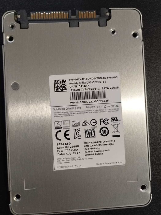 Disco SSD 256GB LITE ON cv3-ce256-11 SATA 2.5"