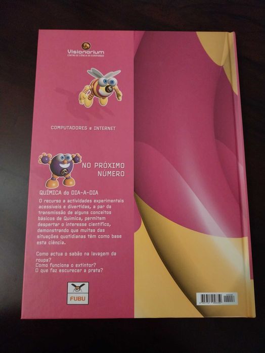 Livro pedagógico + DVD "Computadores e Internet", Enciclopédia Multimédia, Odisseia da Ciência (Volume 6)