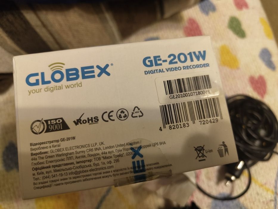 Відеореєстратор Globex GE-201W — це сучасний пристрій для запису дорож