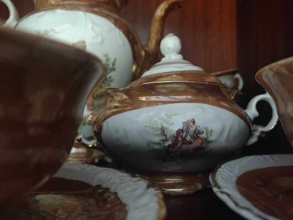 Porcelana Serwis kawowy herbaciany Wałbrzych