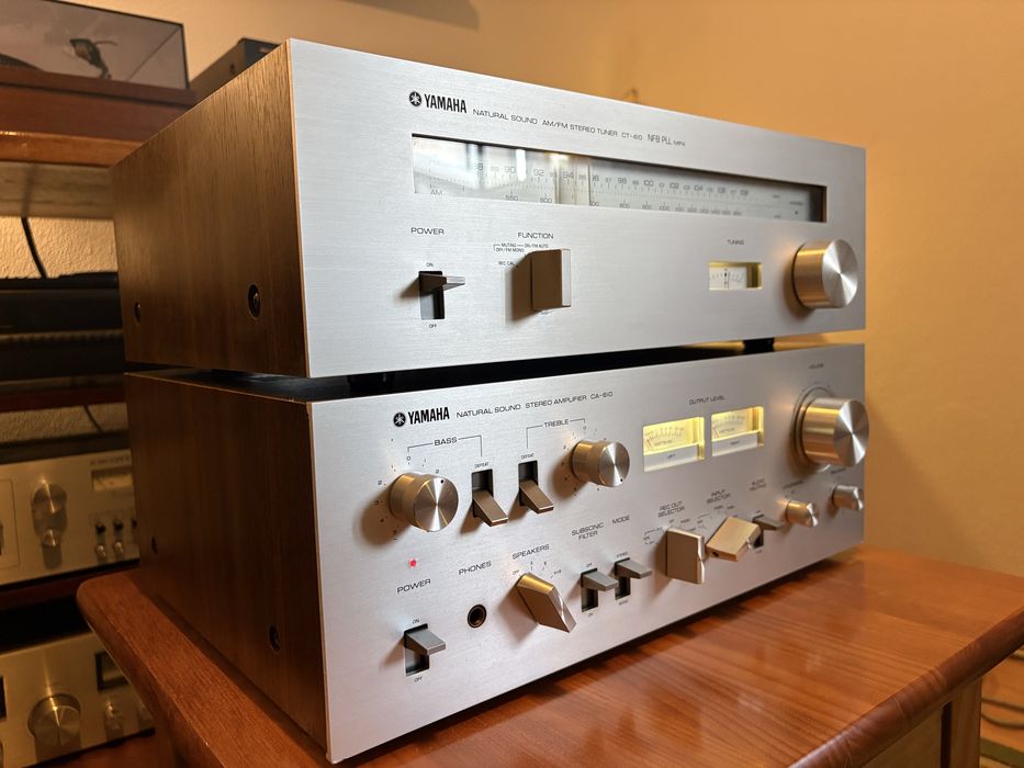 Amplificador e Tuner Yamaha CA-610 - CT-410