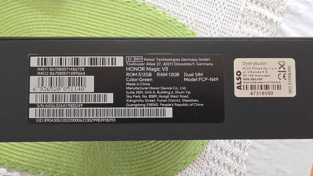 Telefon Honor MAGIC V3