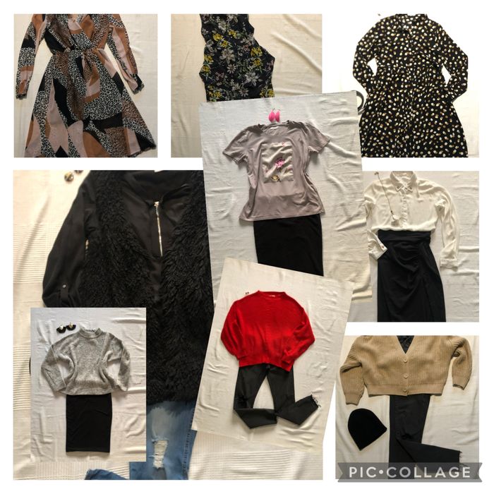 Zestaw ubrań mega paka 30 sztuk ok M