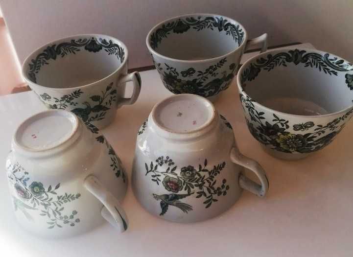 Chávenas chá faiança inglesa Ridgway Staffordshire
