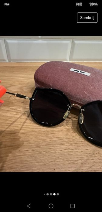 Okulary przeciwsłoneczne Miu miu