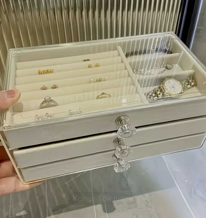 Акриловий органайзер для прикрас, 7-ми ярусний