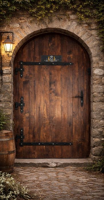 Drzwi 5cm do piwniczki na wymiar, Łukowe ziemianek pom gospodarcze