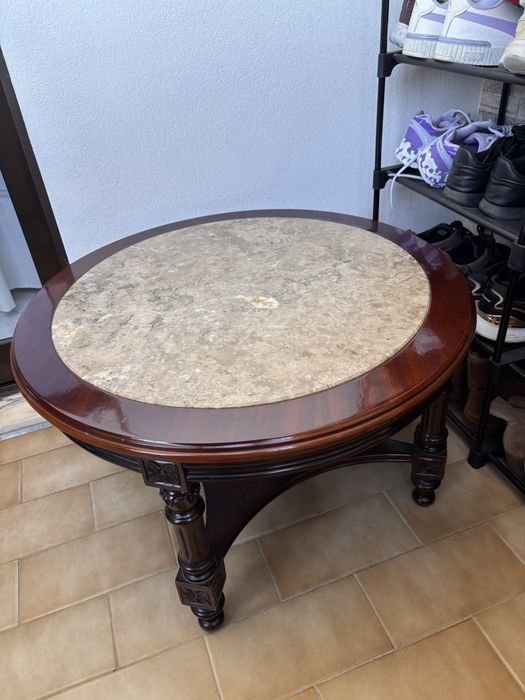 Mesa  de centro de madeira