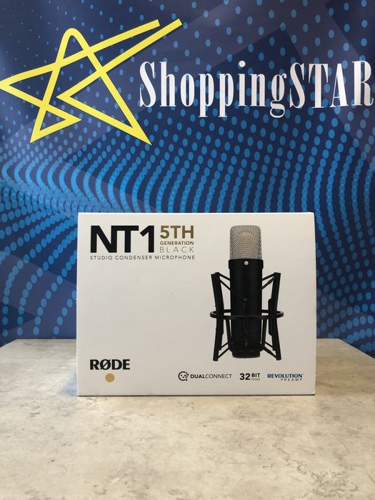 Мікрофон Rode NT1 5th Gen Black/Silver • Новий • Запакований