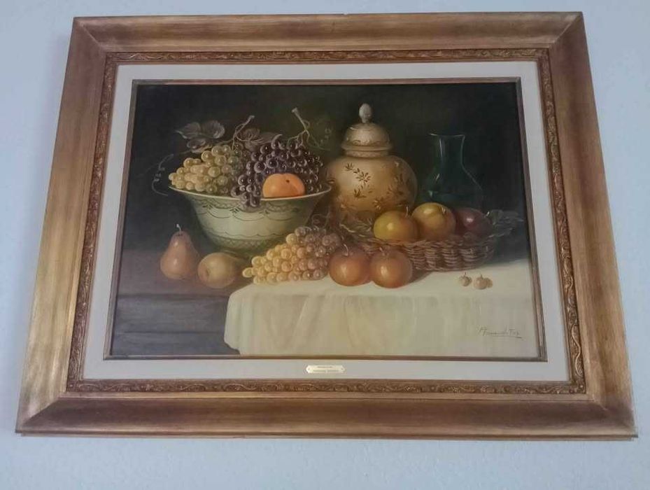 Pintura a óleo pela pintora Fernanda Teixeira.