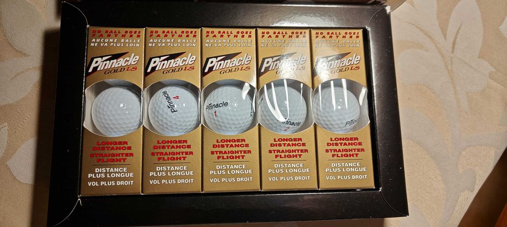 15 Bolas de Golf Pinnacle Gold LS