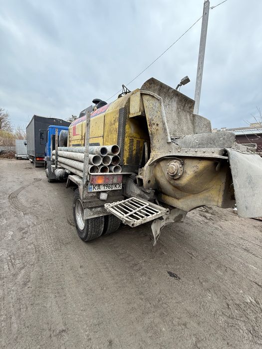 Послуги стаціонарного бетононасосу траса 120м. бетононасос.