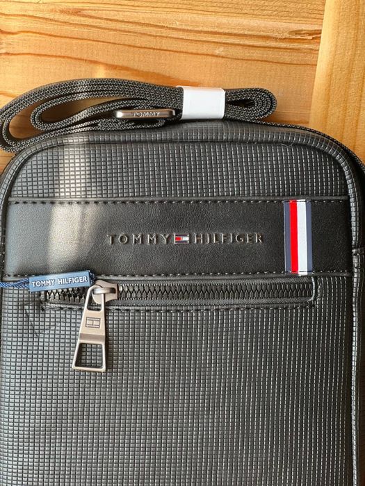 Сумка чоловіча справжня шкіра Tomme Hilfiger