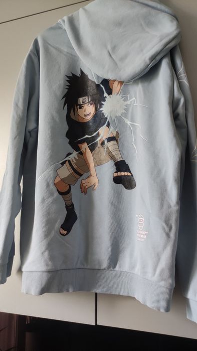 Bershka bluza z nadrukiem anime R. 38