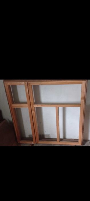 Продам вікна з коробами,без скла.