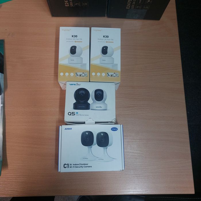 Kamera 2K 3MP 2szt IP65 WiFi Wewnętrzna Zewnętrzna Alarm App