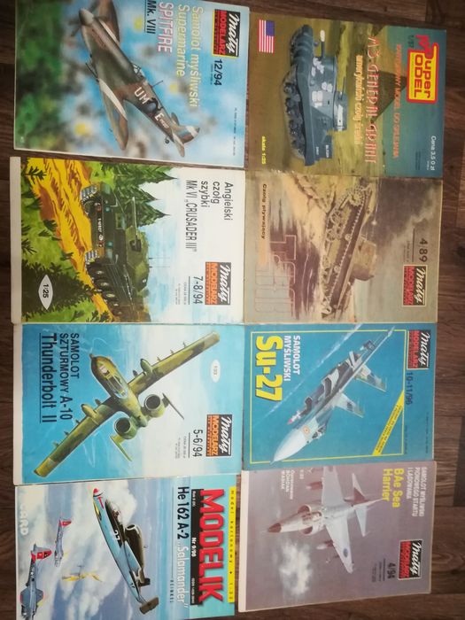 Instrukcje montażu modeli kartonowych Mały modelarz i inne