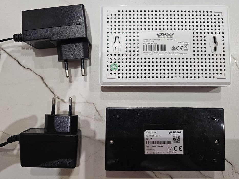 Продам комутатори / switch Dahua, UTEPO, Hikvision