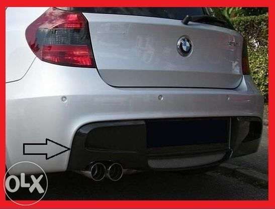 SPOILER DIFUSOR ESCAPE PALA ABA BMW SÉRIE 1 E81 E87 M PERFORMANCE novo
