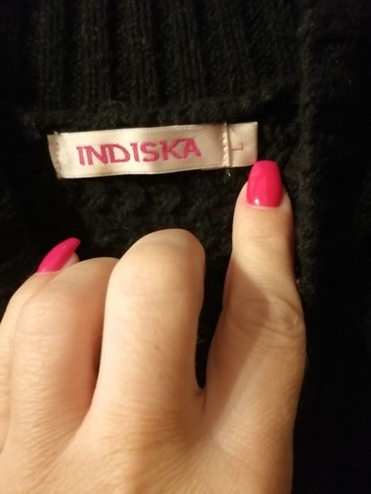 Swetr duży czarny dsmski Indiska L