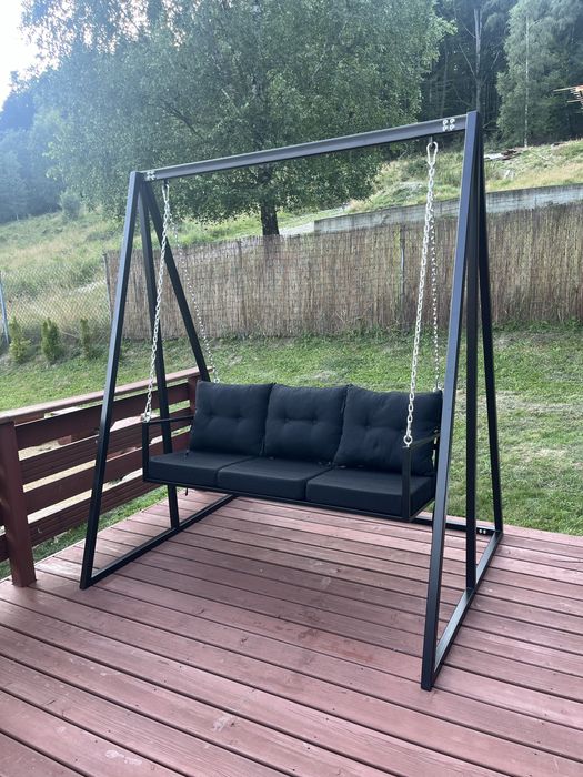 Huśtawka ogrodowa metalowa