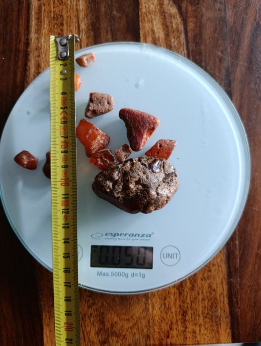 Bursztyn surowy bałtycki 50g