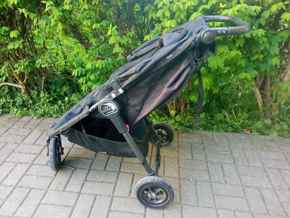Wózek spacerowy Baby Jogger City Mini GT, folia, pałąk