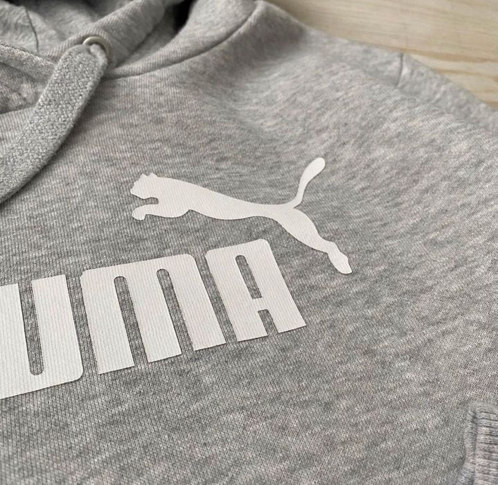 Худи puma серое,тёплое,новое